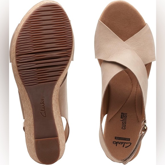 Clarks Women’s Annadel Eirwyn Wedge Sandal - Picture 4 of 11